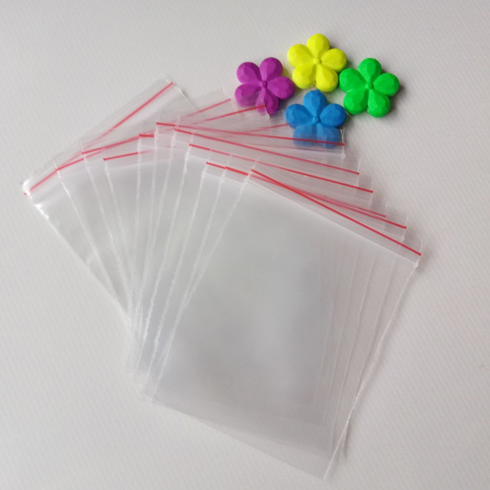 zip lock transparent plastic bolsa