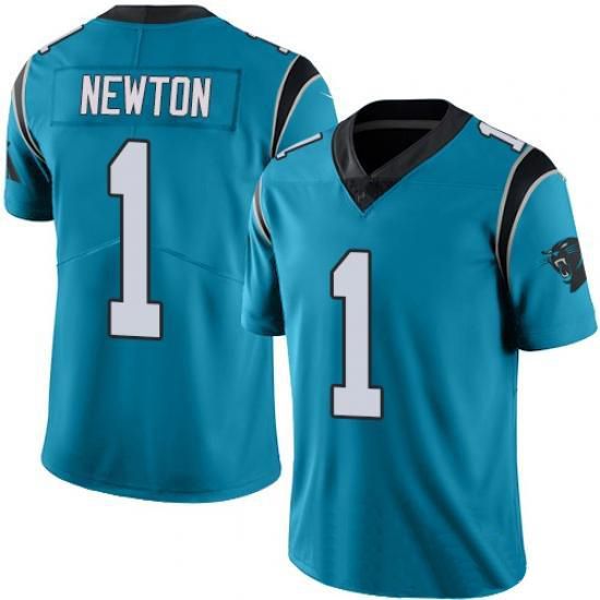 cam newton blue jersey