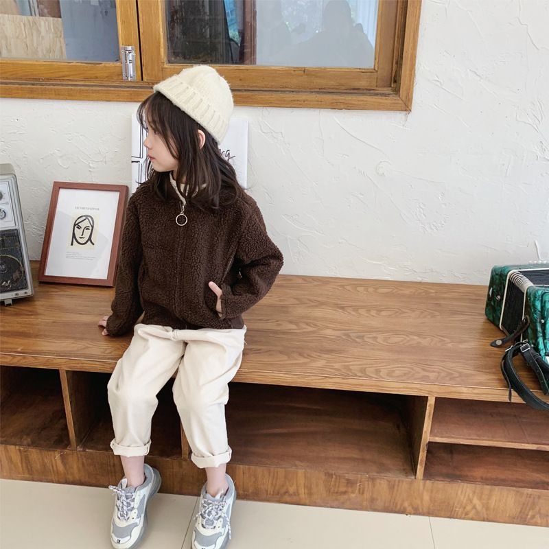 Acheter Coree Du Style Filles Garcons Manteau Veste Polaire Bebe Mode Dhiver Vetements Enfants 1 6 Ans De 4 Du Tianjinjoycity Fr Dhgate Com