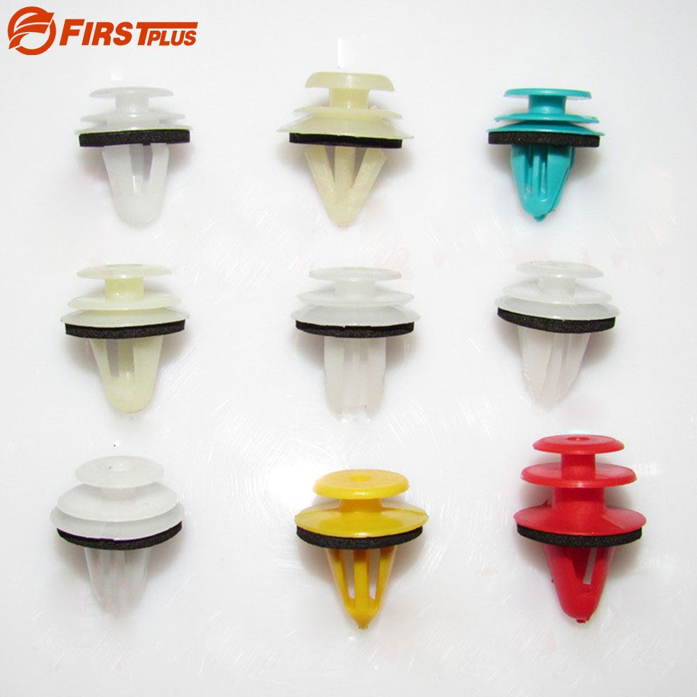 2020 100 X Universal Auto Plastic Clips Nylon Screw Rivet Car Door Trim