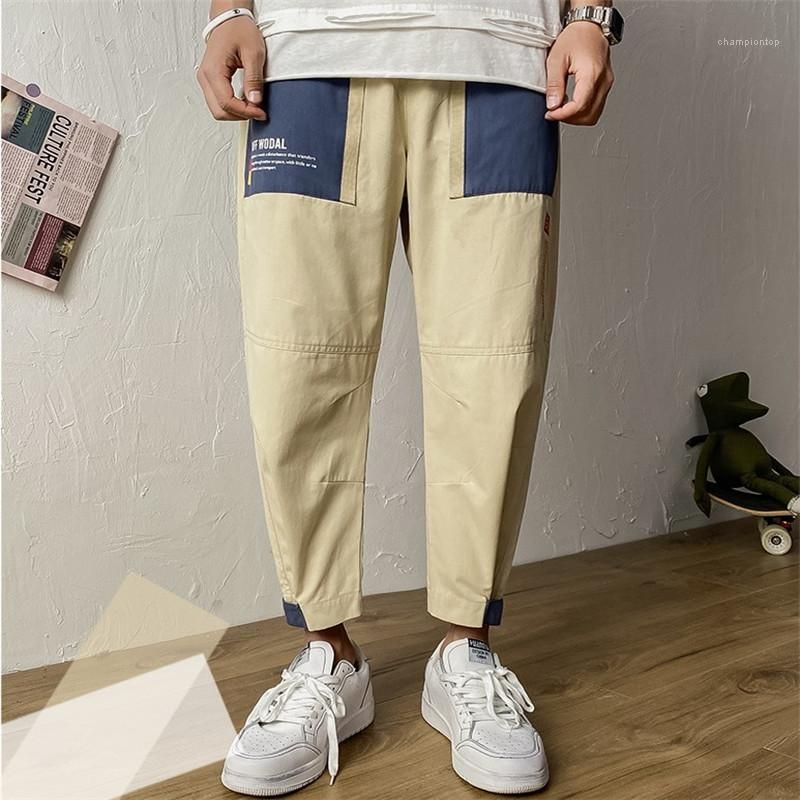Compra Ins Estilo Pantalones Pantalones Para Hombre Moda Bolsillo Del  Pantalón Herramientas Mens Ocasionales Flojos Impresos Para Hombre  Pantalones Rectos Barato | Entrega Rápida Y Calidad | Es.Dhgate