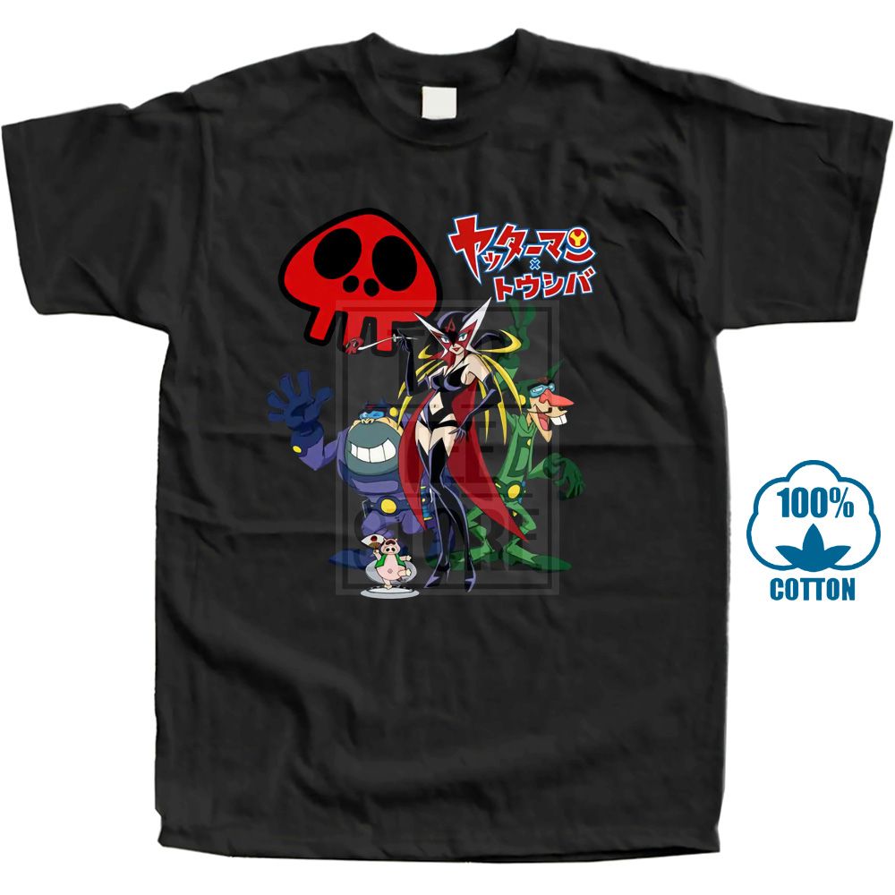 Yattaman Trio Drombo Cartoon Anni 80 T Shirt Uomo E Bambino Mens T