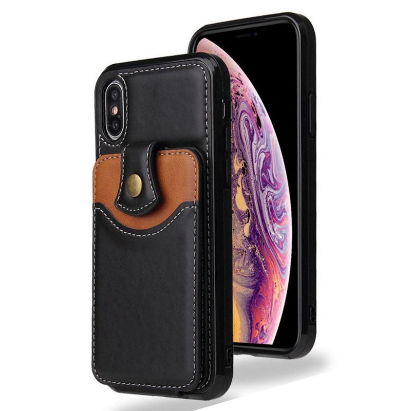 Vertical Flip Leather Phone Case For Iphone 11 Pro X Xr Xs Max 8 7 6 ...