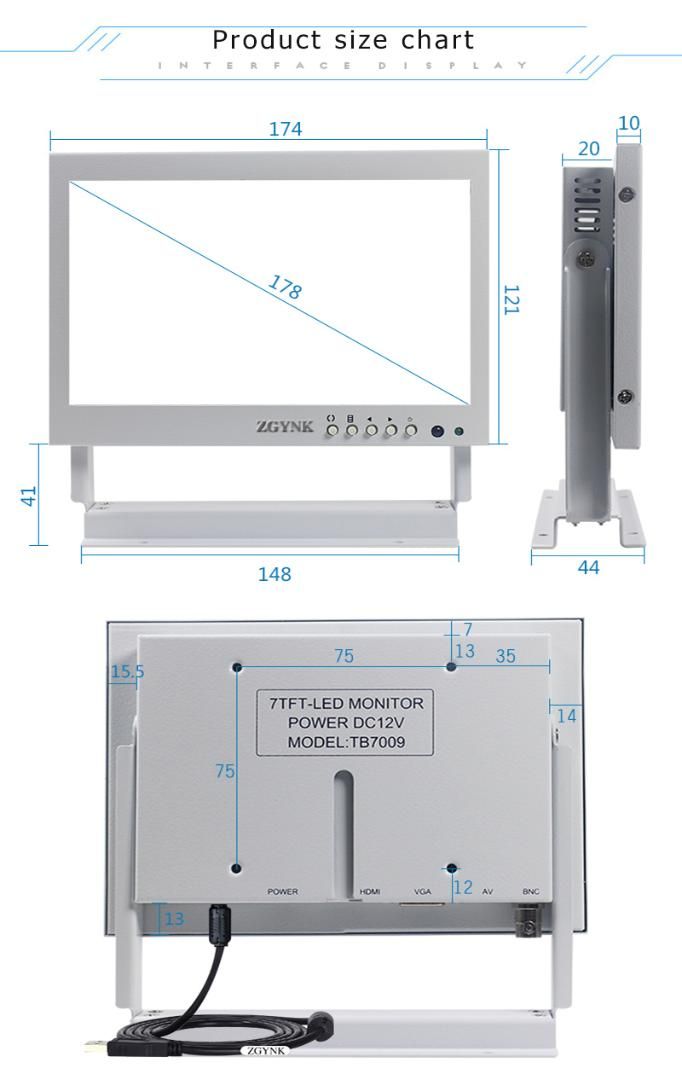 Computer Monitor Sizes Chart