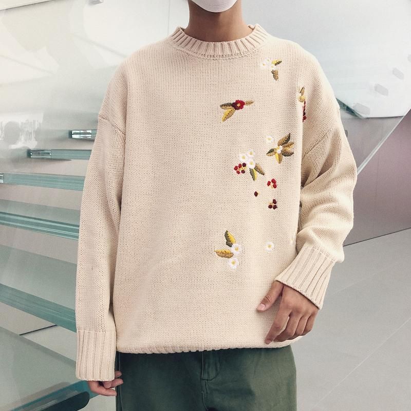 YUNY Mens Tops Outerwear Oversized Pullover Slim Fit Sweater Yellow M YUNY Mens Tops Outerwear Oversized Pullover Slim Fit Sweater Yellow M