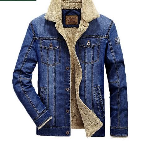 jaqueta jeans forro de pelo