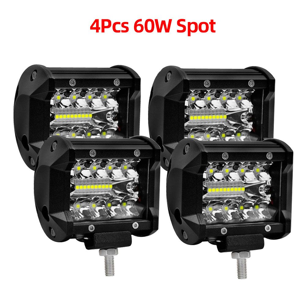 4PCS mini 60W spot