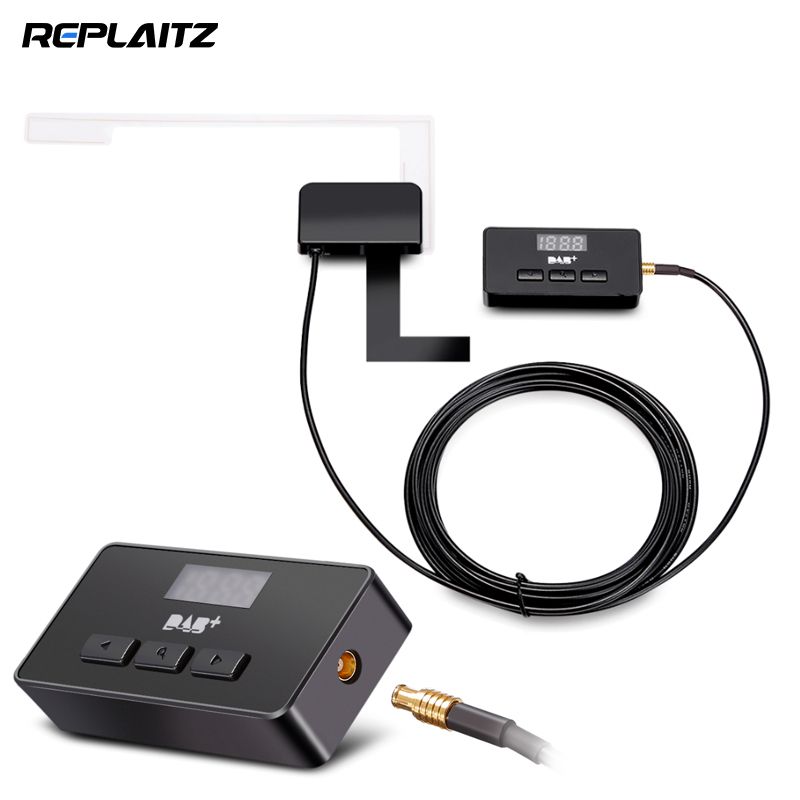 Universal Car Dab Radio Signal Receiver 3m Antenna Dab Decoding Box For Car Android Player Home Audio System Dab Device Car Audio Install Car