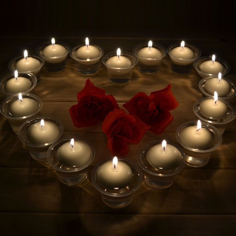 floating candles wedding