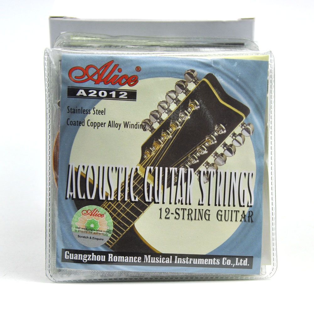 2020 Alice Acoustic Folk Guitar Strings Coated Copper Alloy Winding 12