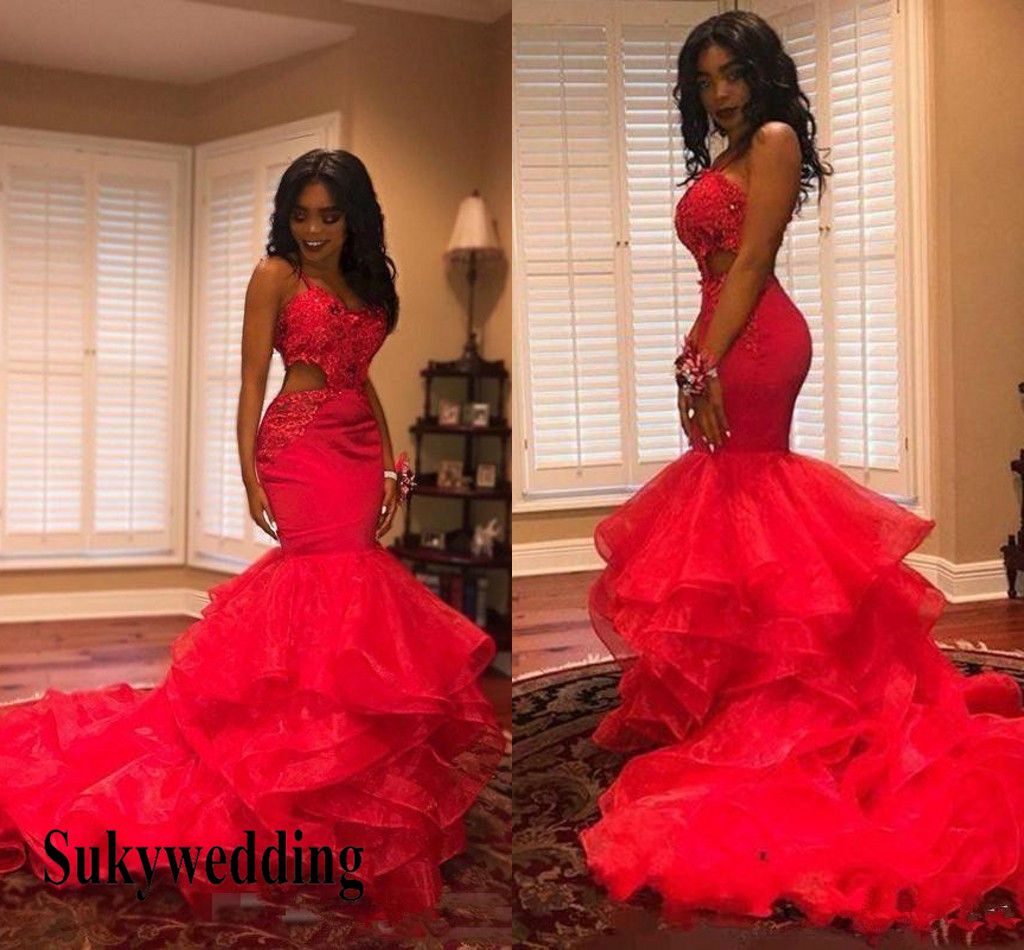 fishtail prom dresses 2019