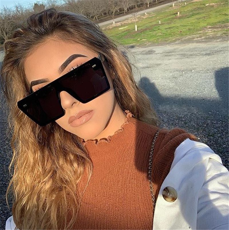 Occhiali Da Sole Senza Montatura Occhiali Da Sole Graduati Quadrati  Oversize Donne 2019 Occhiali Da Vista Specchio Piatto Marca UV400 Frameless  Da 5,65 € | DHgate Italy