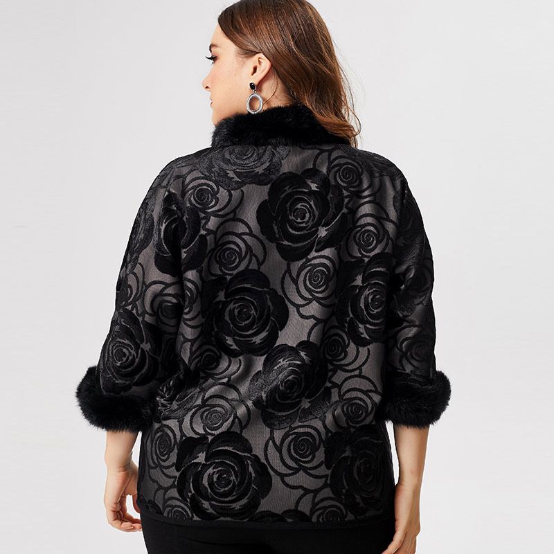 mk plus size coat
