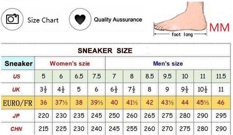 George Shoes Size Chart