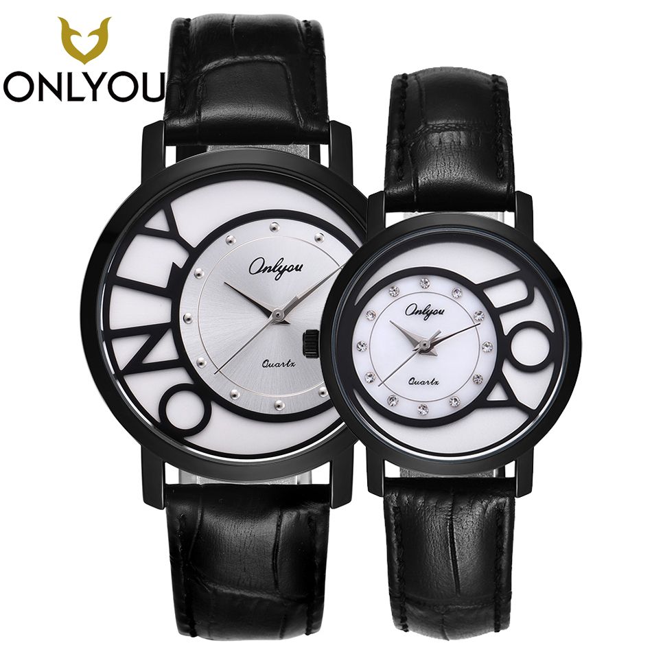 Onlyou New Lover Watches Creative Top Band Men Black Quartz Wristwatch Women Fashion Jewelry Diamond Clock Couple Gift Unique Watches Black Watches From Fashionkiss 42 99 Dhgate Com