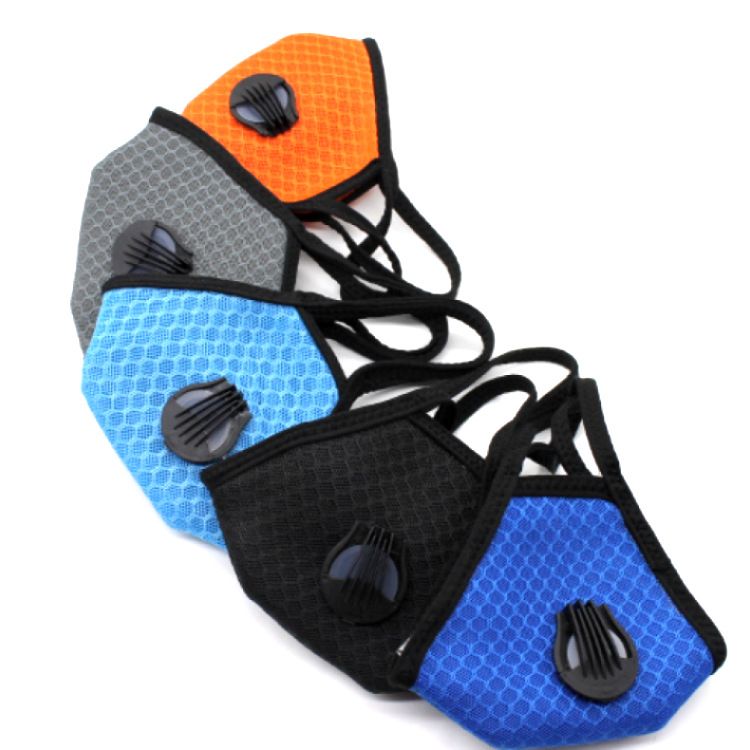 2021 Adjustable Cycling Face Sport Training Mask With Breathing Valve