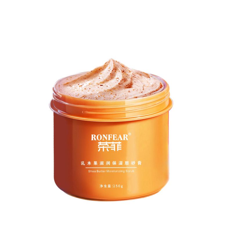 Shea Butter Exfoliating Whitening Body Scrub Cream Facial Cleaning