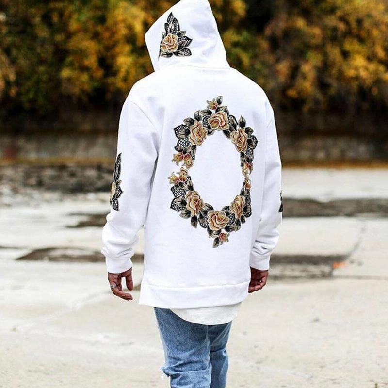 flower design hoodies