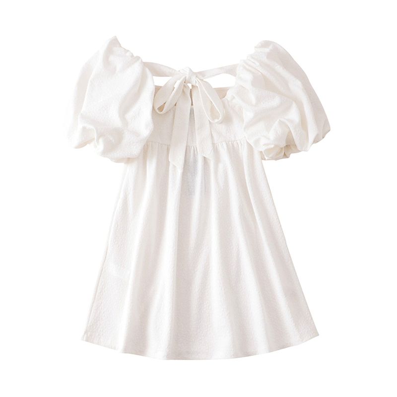 white dress chic
