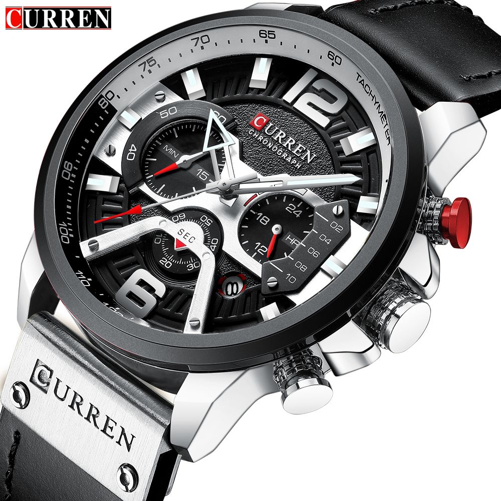 Curren Casual Sport Watches For Men Top Brand Luxury Military Leather Wrist Watch Man Clock Fashion Chronograph Wristwatch 8329 Ly191226 Cheap Luxury Watches Cheap Branded Watches From Dang10 23 96 Dhgate Com