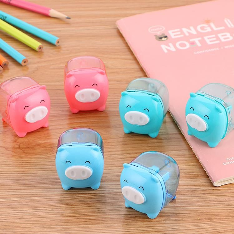 Pencil Sharpener Plastic Cartoon Single Hole School Stationeryfor Kid
