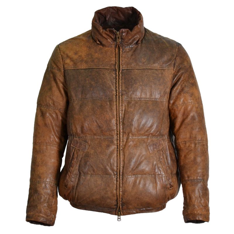 jaqueta de couro com pele de carneiro