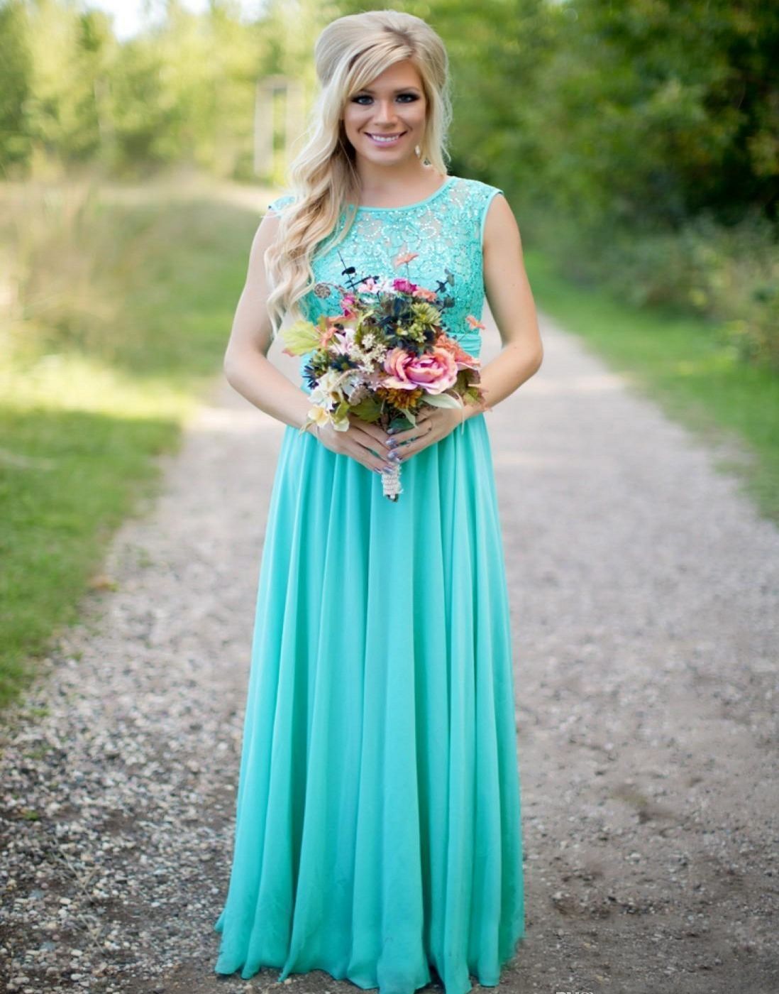 teal and purple bridesmaid dresses