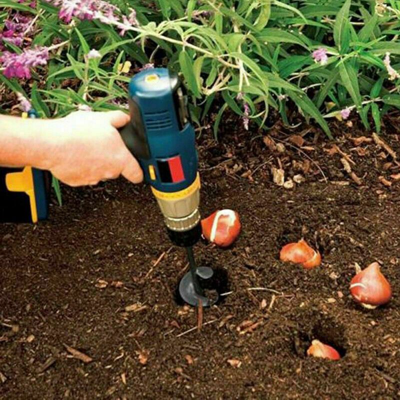 2020 Garden Auger Spiral Drill Bit Tool Flower Planter Bulb Shaft Drill Auger Yard Gardening Bedding Planting Hole Digger Tool From Qiananshien 20 41 Dhgate Com