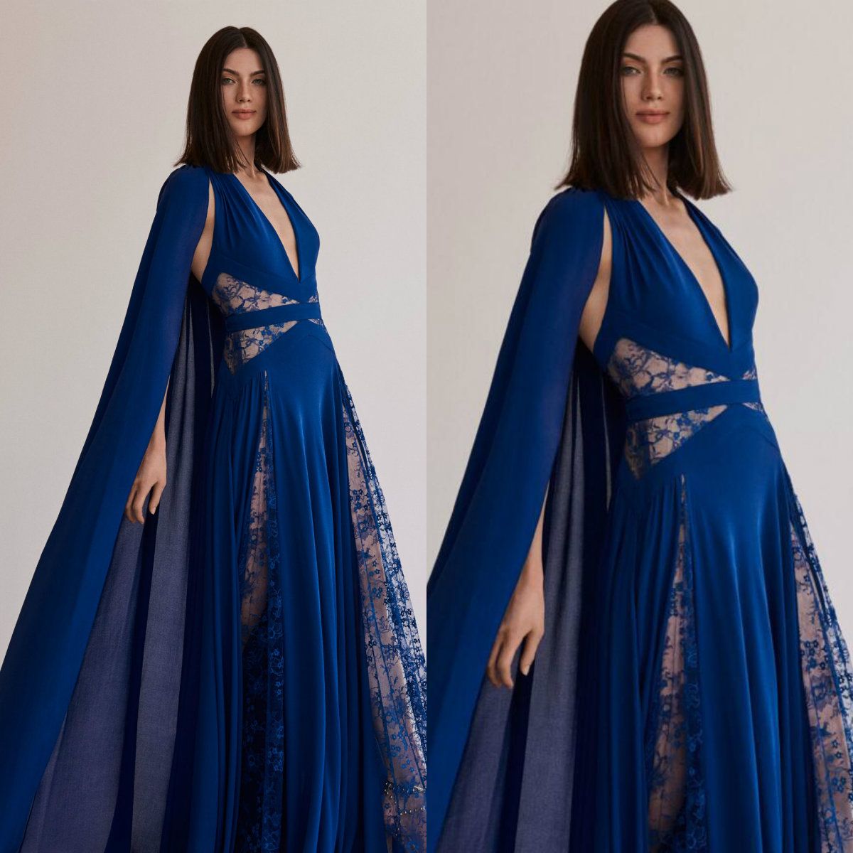 royal blue evening wrap