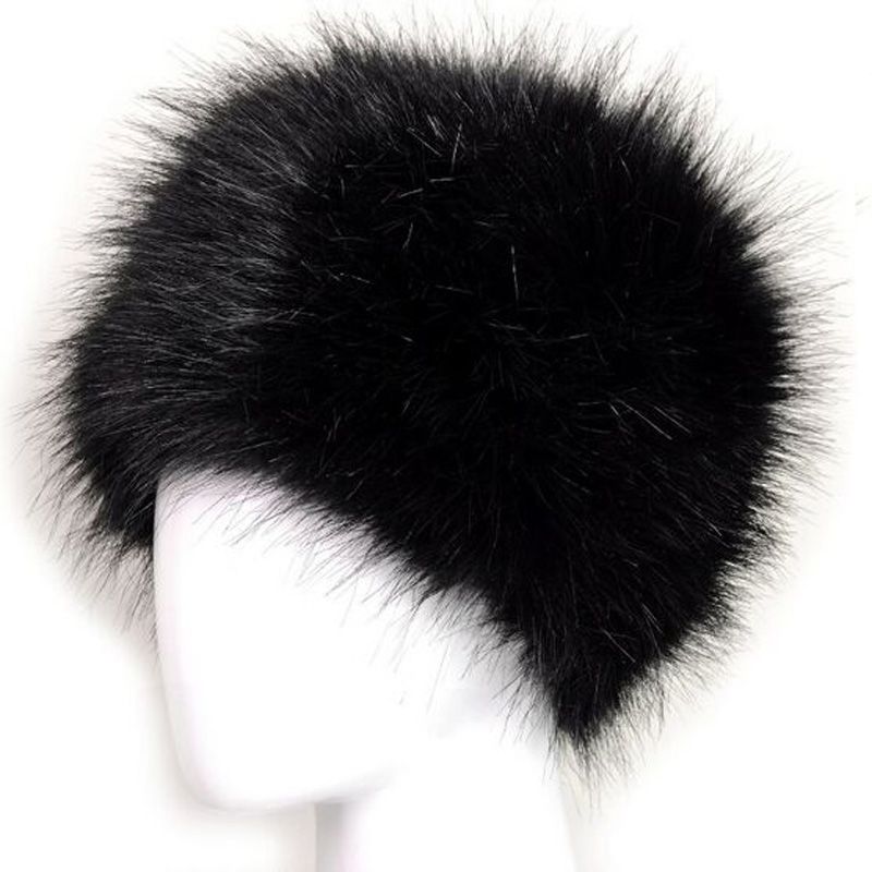 white russian faux fur hat
