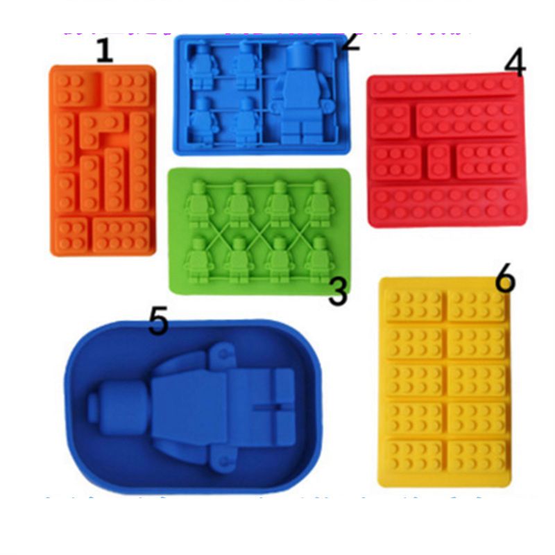 Lego Silicone Mould Fondant Chocolate Cake Decorating Mold Lego Man UK Stock