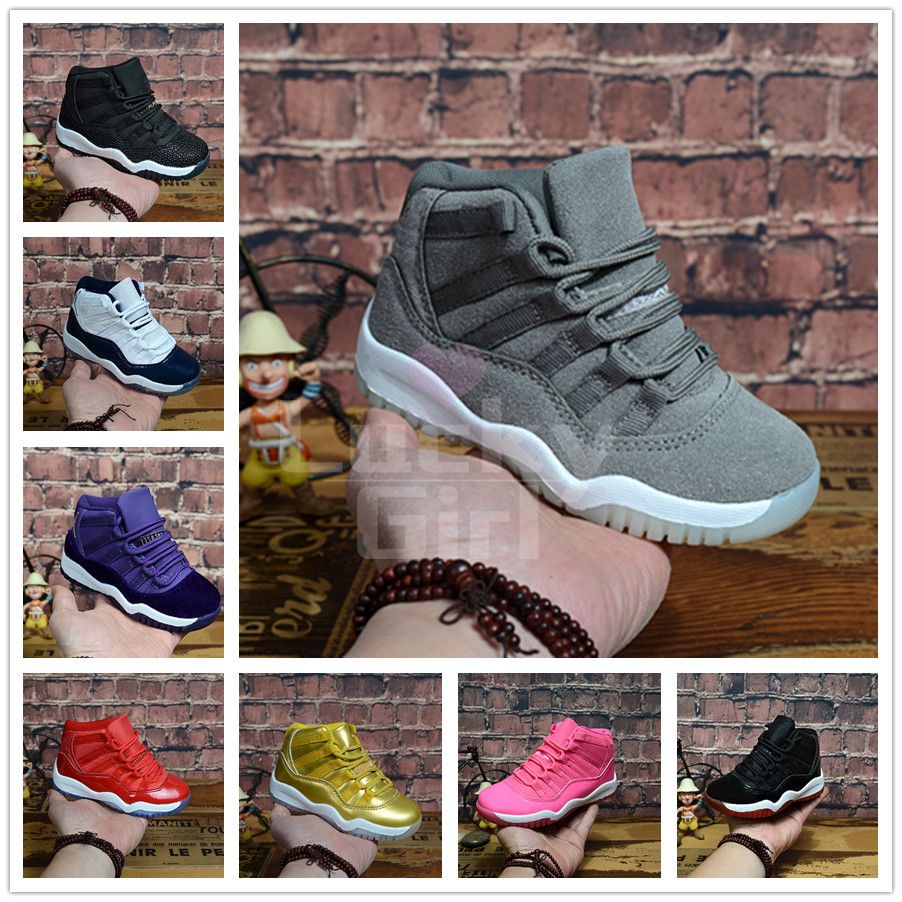 Acquistare Nike Air Jordan 11 AJ11 Bambini Space Jam Bred Concord Gym  Scarpe Da Pallacanestro Rosse Bambini Ragazzo Bambina Bianco Rosa Blu Notte  Sneakers Bambini 28 35 Economico | Consegna Veloce E Qualità | It.Dhgate