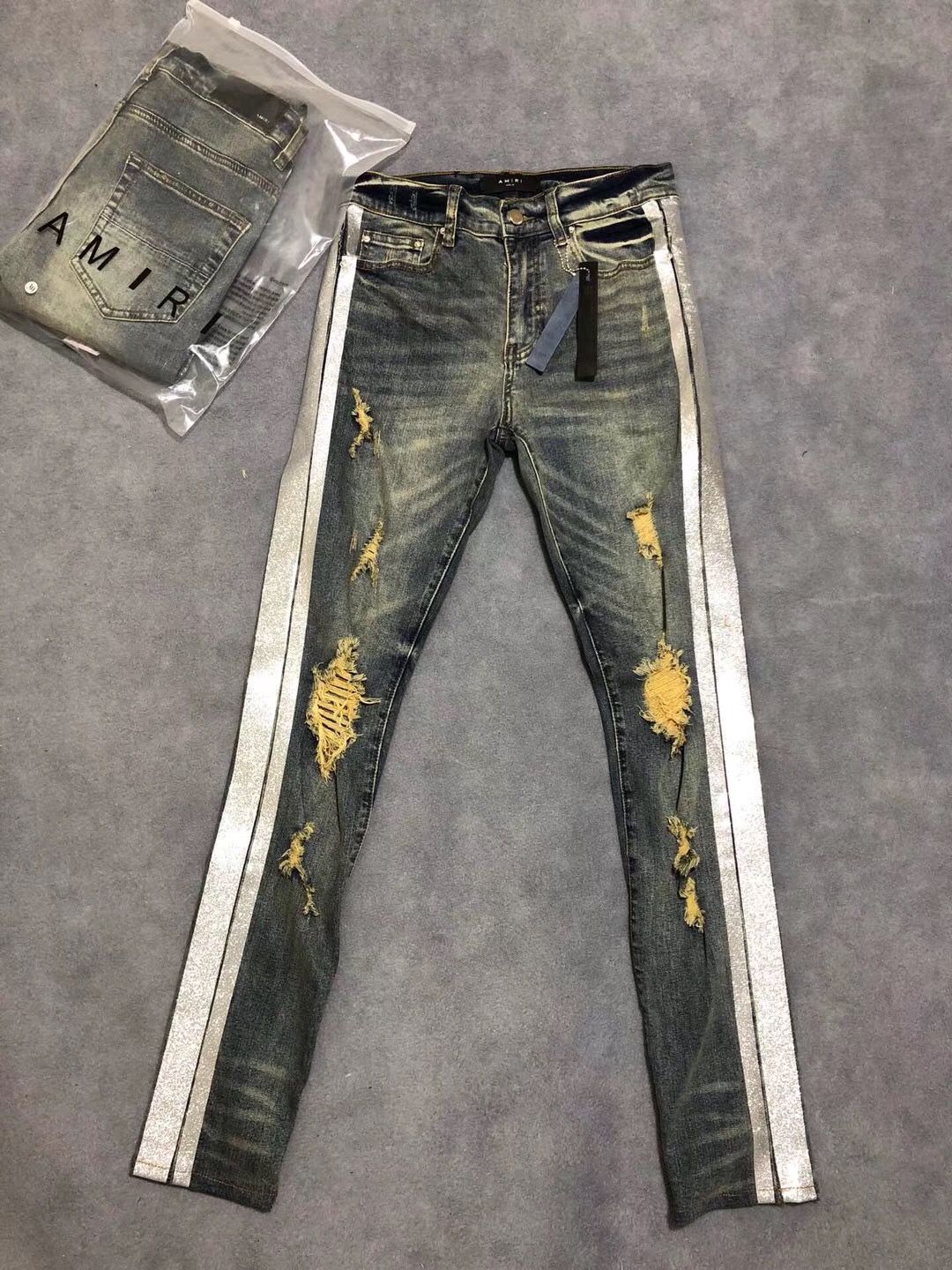 mens glitter jeans