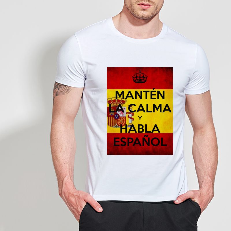 Lus Los Spain T Shirt Fashion Mens Patriotic Tshirt New Casual Birthday Party Clothing Group Tees National Day T Shirt Really Funny Shirts Clothes T Shirt From Magicians 15 23 Dhgate Com