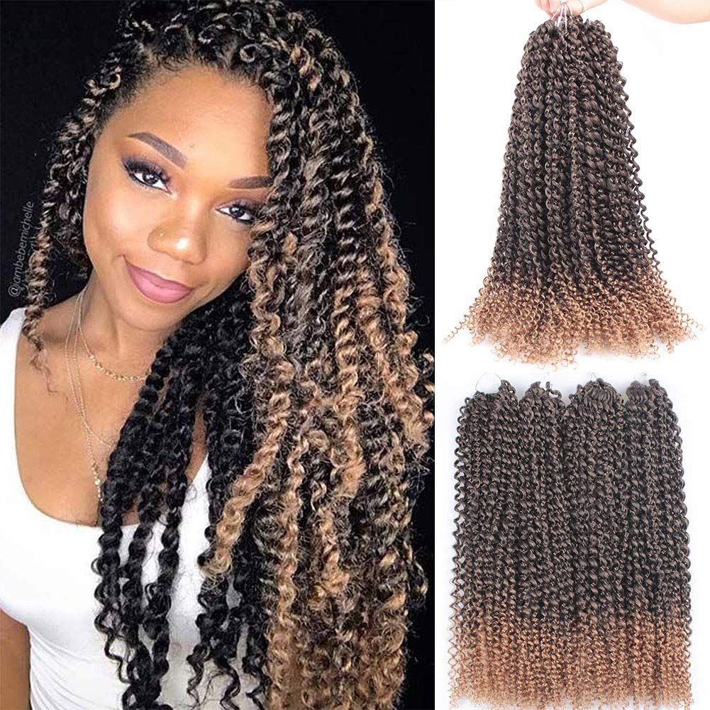 2020 18 Inch Passion Twist Hair Water Wave Crochet Braids Passion
