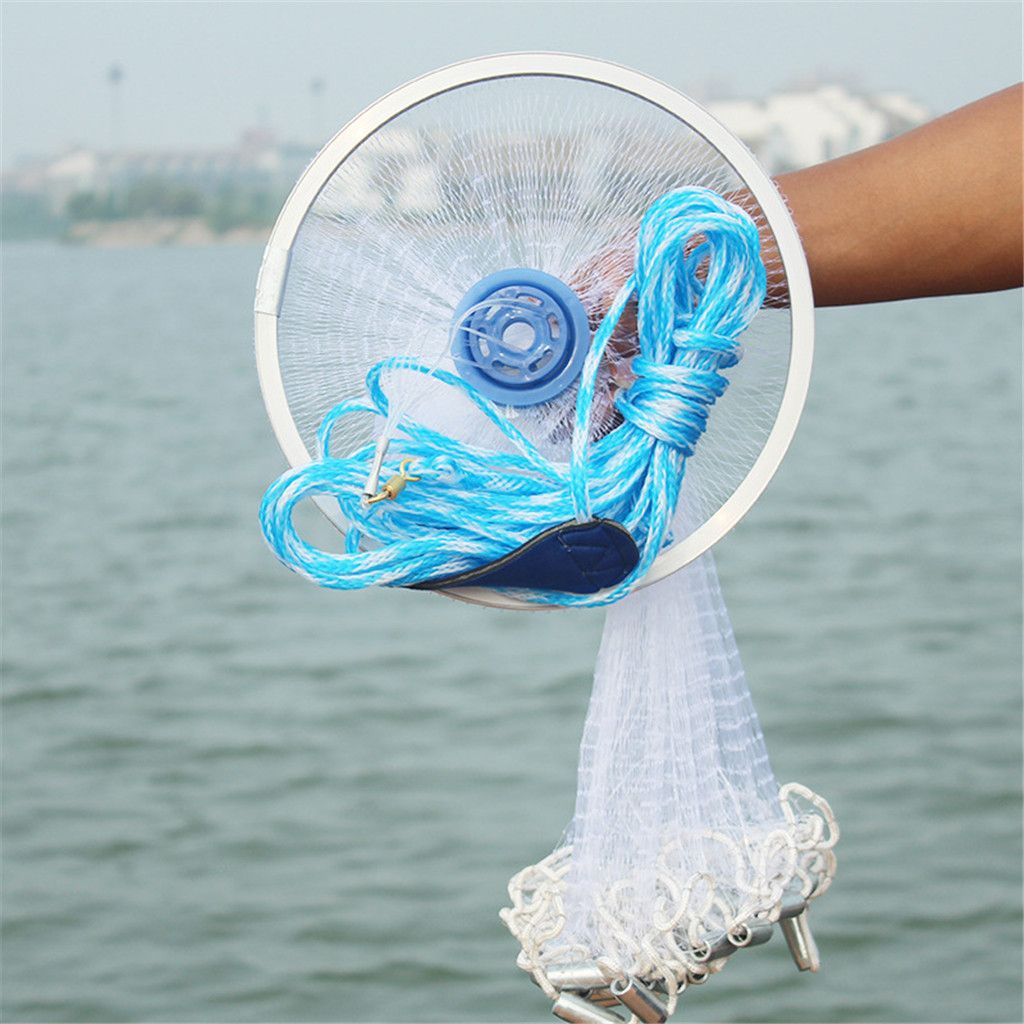 Magic Fishing Net Finefish Aluminum Ring American Catch Fish Network
