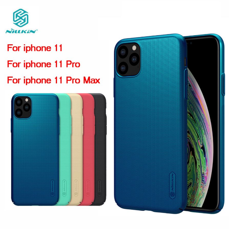 For Iphone 11 Pro Max Cover Nillkin Frosted Shield PC Hard Back Cover
