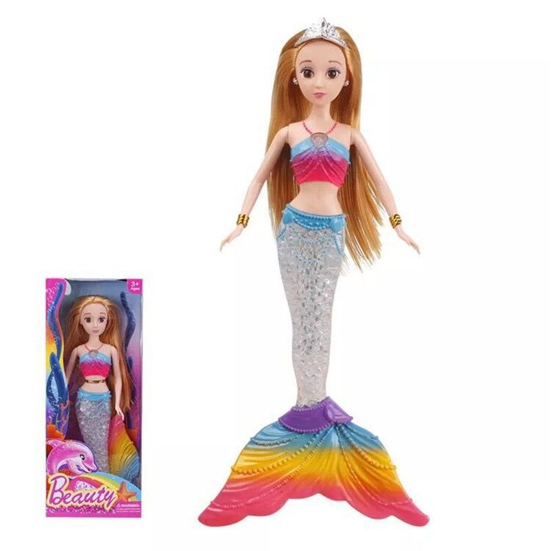 Compre Sueño Nušić Luz Princesa Sirena Muñeca Bebé De Juguete LED De 36cm De Canto De La Sirena Muñecas Muñeca De Juguete Para Niñas De Cumpleaños Del Regalo De La Sirena A