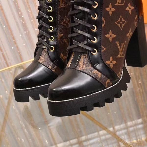 2020 Star Trail Ankle Boot Luxury Womens Designer Chunky Heel Ankle Boots  Luxury Designer Lace Up Martin Boots Ladys Fashion Winter Boo From  Shoes9986, $98.66