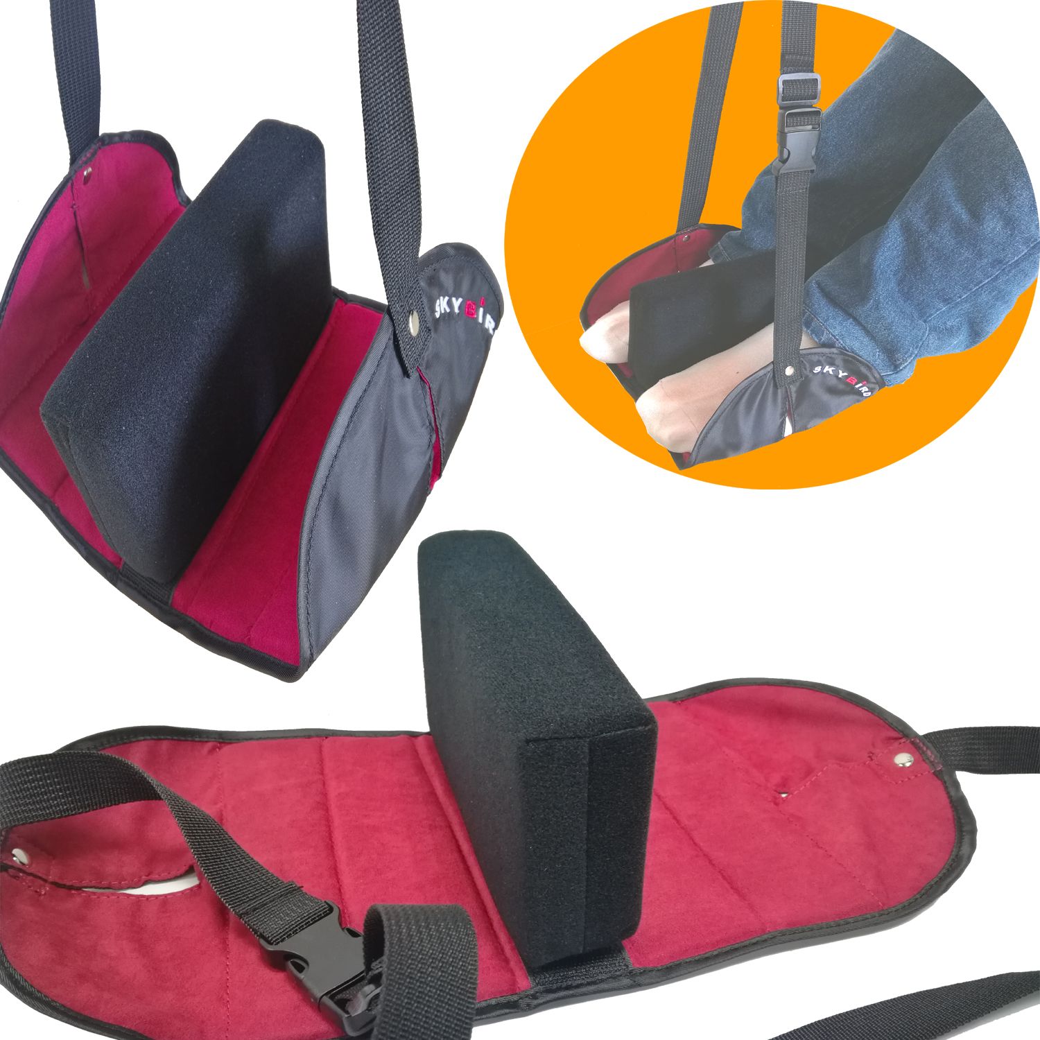 Airplane Footrest & Foot Hammock For Airplane Travel Accessories