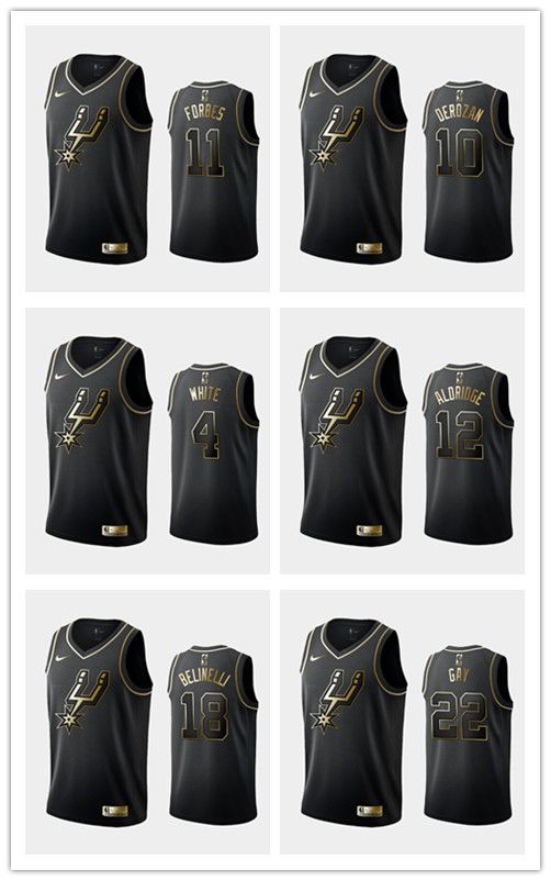 black and gold spurs jersey