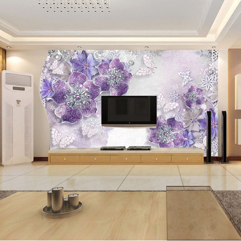 Simple Modern Film Background Wall 3d Wallpaper Sofa Living Room