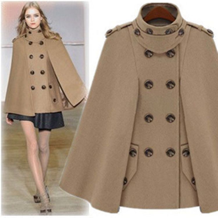 double cape coat
