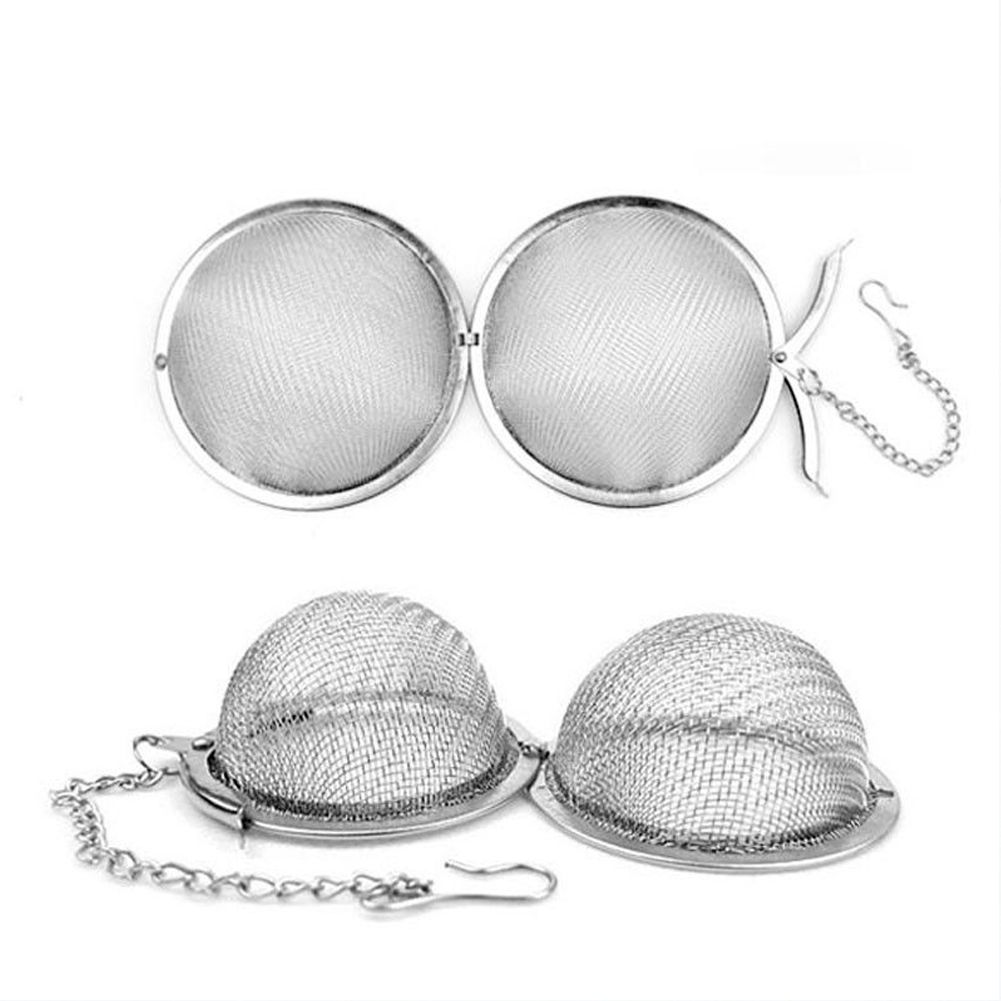 2/" Tea Infuser Ball Mesh Loose Leaf Herb Strainer Stainless Steel Secure Locking