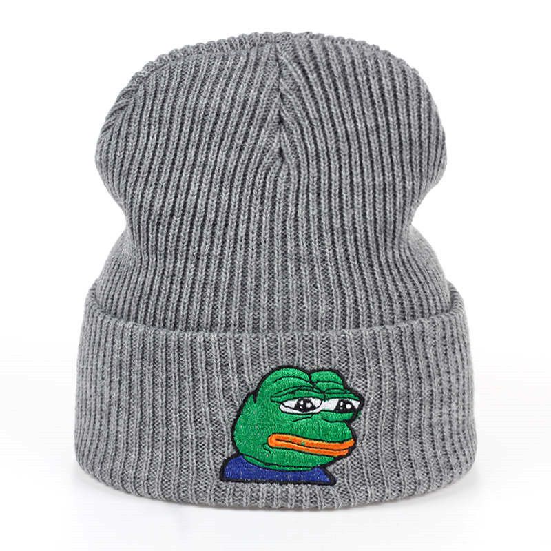 embroidered knit hats