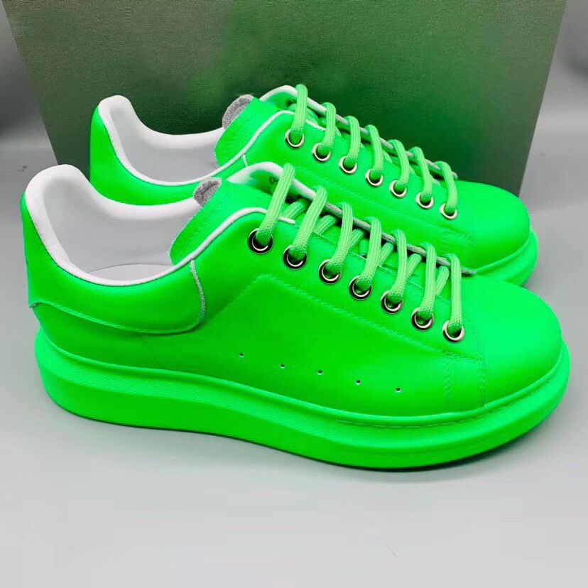 neon green platform shoes