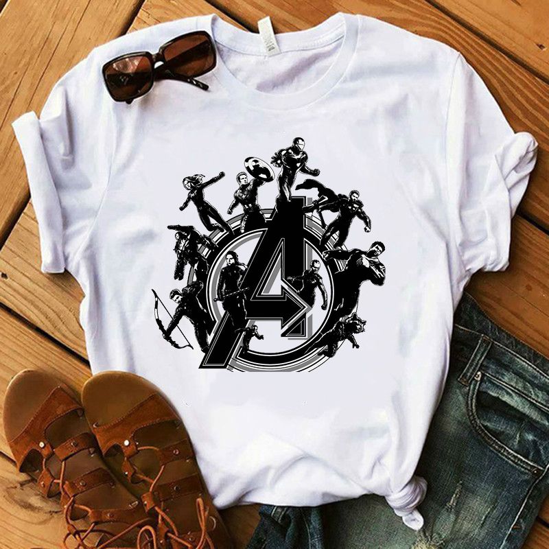 africano Redundante bendición 2019 Nueva Camiseta Mujer Avengers Endgame Vogue Estampado Camisetas Manga  Corta Estilo Harajuku Camiseta Streewear Ropa De 13,93 € | DHgate