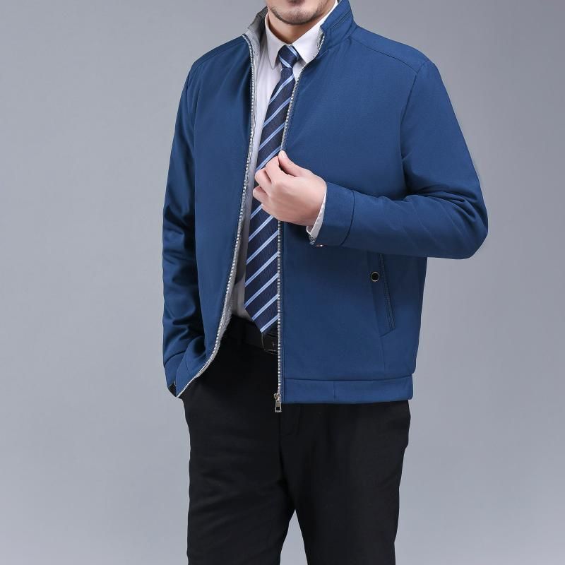 men's business casual spring jacket