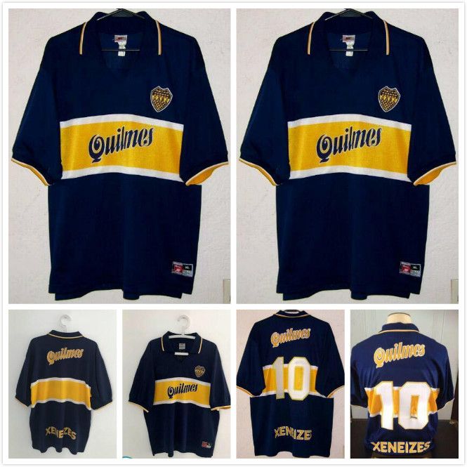 Camiseta De Fútbol Retro Para Hombre De CA Boca Juniors Maradona # 10 1997  98 Camiseta De Fútbol De Fútbol Local Maradona Por Ggg558, 14,26 € |  Es.Dhgate.Com