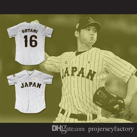 Source Japan Shohei Ohtani #16 White Stripes Best Quality Stitched Baseball  Jersey on m.